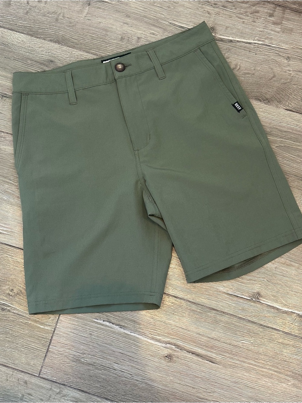 Reef Olive Green Men's Shorts